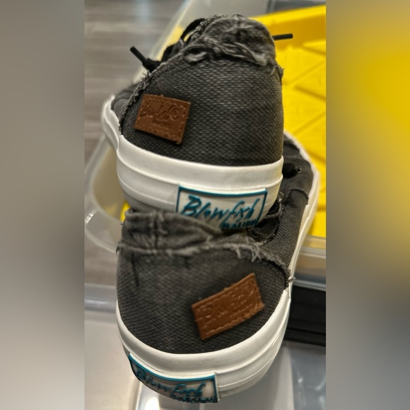 Blowfish Malibu Faded Black Canvas Sneakers - Picture 2 of 8